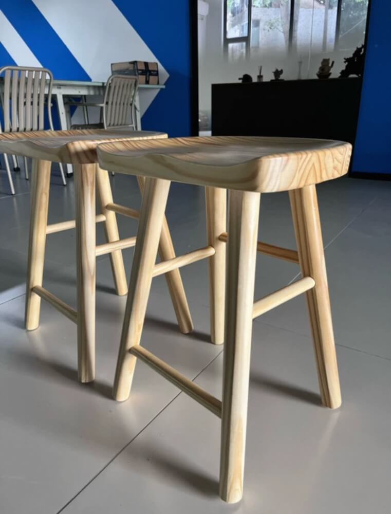 เก้าอี้บาร์ MY DOLLS HOUSE PINE 65 ซม. สีไม้ธรรมชาติ